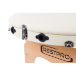 RestPro Classic Oval 3 Cream Κρεβάτι "LUX" Κλίνη Μασάζ Φυσικοθεραπείας Βαλίτσα Ξύλινο